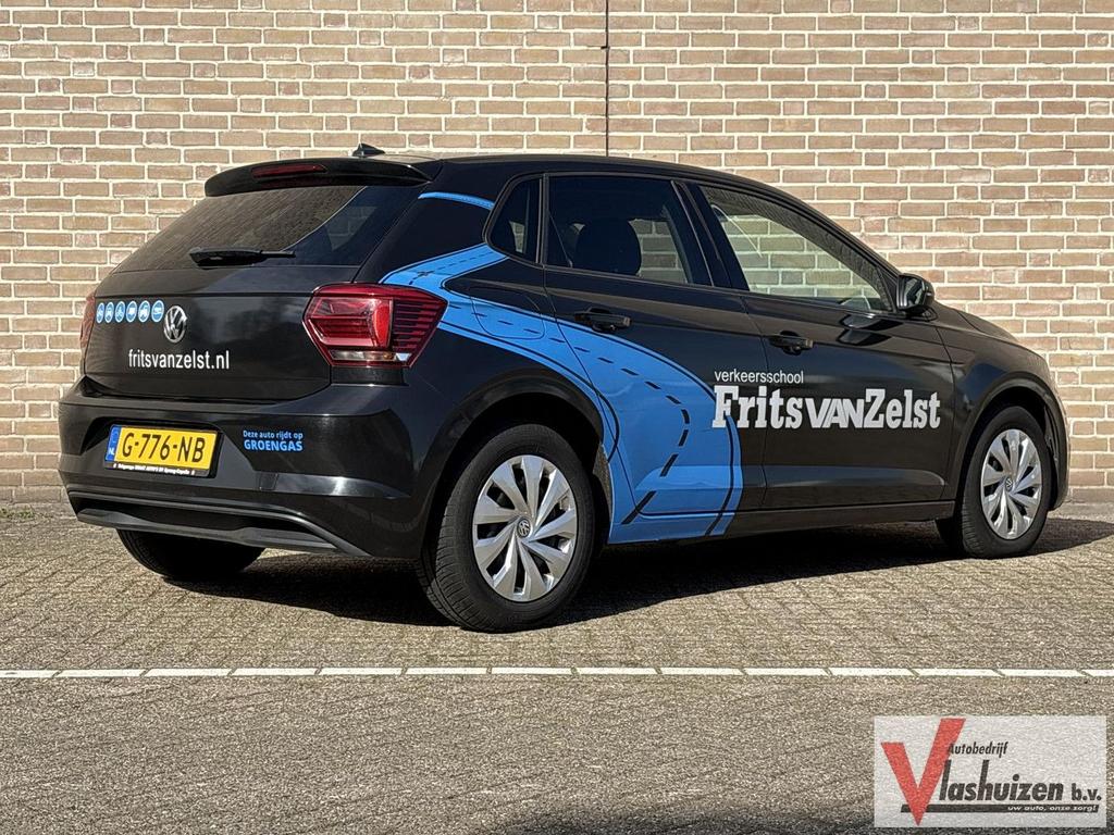 Volkswagen Polo 1.0 TGI Comfortline | € 6.200,- NETTO! | Air, Auto's, Volkswagen, 88 g/km, Zwart, Overige brandstoffen, Bedrijf