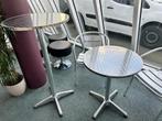 bartafels en stoelen in aluminium, Enlèvement, Utilisé