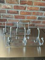 2 portemanteaux métal 46 cm x 16,5 cm porte manteaux, Huis en Inrichting, Woonaccessoires | Kapstokken, Ophalen, Gebruikt, Metaal