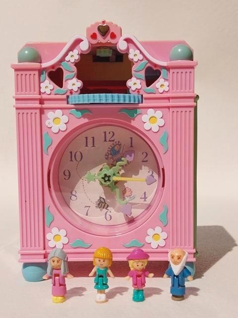 Polly Pocket 1991 - Funtime Clock Playset (Bluebird Toys), Verzamelen, Speelgoed, Gebruikt, Ophalen of Verzenden