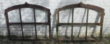 antieke ijzeren ramen uit hoeve stal ideaal vr spiegels