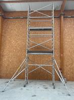 Rolsteiger - Aluminium - Werkhoogte 5 m, Ophalen, Zo goed als nieuw, Rolsteiger of Kamersteiger, 5 meter of hoger