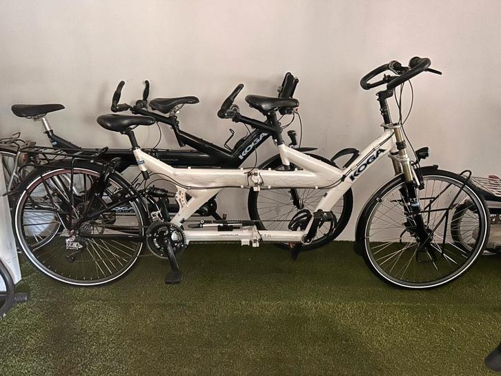 KOGA miyata twintraveller tandem deelbaar!!, Fietsen en Brommers, Fietsen | Tandems, Zo goed als nieuw, Meer dan 20 versnellingen