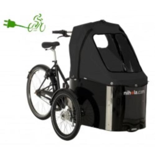 Bakfiets Nihola, Fietsen en Brommers, Fietsen | Bakfietsen, Zo goed als nieuw, Overige merken, 2 kinderen, Elektrisch, Ophalen