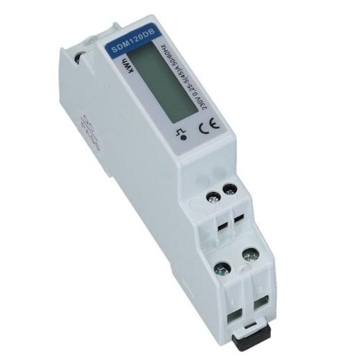 Eastron kWh meter 1 fase 5/45A, Bricolage & Construction, Électricité & Câbles, Comme neuf, Autres types, Enlèvement