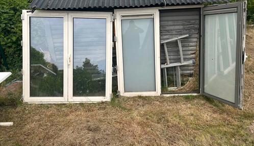 2 ramen, Doe-het-zelf en Bouw, Raamkozijnen en Schuifdeuren, Zo goed als nieuw, Aluminium, Ophalen