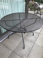 tuin en terras tafel, Tuin en Terras, Ophalen, Zo goed als nieuw, Rond, Metaal