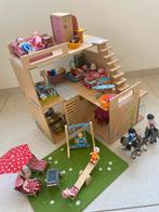 Haba little friends VOLLEDIG ingericht poppenhuis twv 750€, Ophalen, Zo goed als nieuw, Poppenhuis