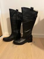 Hoge zwarte lederen laarzen maat 38, Enlèvement, Comme neuf