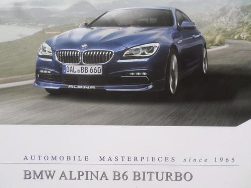 BMW Alpina B6 Gran Coupe AWD Brochure, Boeken, Auto's | Folders en Tijdschriften, BMW, Ophalen of Verzenden