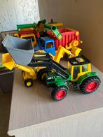 Vrachtwagens en tractors - strandspeelgoed, Kinderen en Baby's, Speelgoed |Speelgoedvoertuigen, Ophalen, Gebruikt