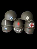 Handbeschilderde US M1 helmen!, Verzamelen, Ophalen of Verzenden