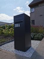 Logixbox Pakket Brievenbus & apart Postvak - Deur achterkant, Tuin en Terras, Verzenden, Nieuw, Staal, Staande brievenbus