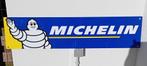 Vintage aluminium reclamebord Michelin, Verzamelen, Ophalen of Verzenden, Zo goed als nieuw, Reclamebord