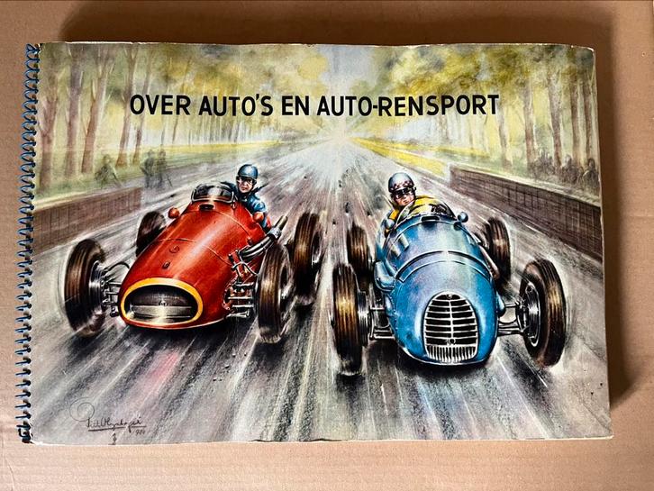 Over auto’s en auto-rensport oldtimers, Boeken, Prentenboeken en Plaatjesalbums, Plaatjesalbum, Verzenden