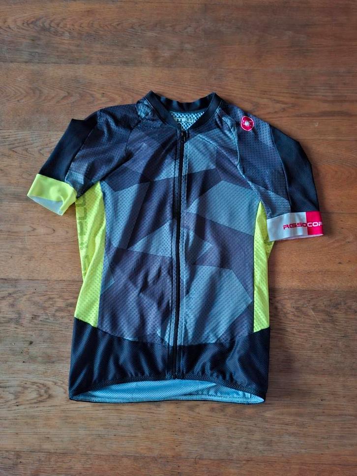 Castelli Aero 2.0 Fietsshirt M, Fietsen en Brommers, Fietsaccessoires | Fietskleding, Zo goed als nieuw, M, Verzenden