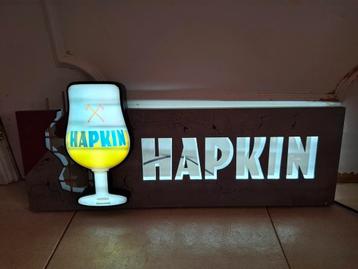 Marque de bière illuminée Hapkin