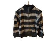 (4) - gilet garçon t.10 ans gris - noir, Enlèvement ou Envoi, Comme neuf, Garçon, Pull ou Veste