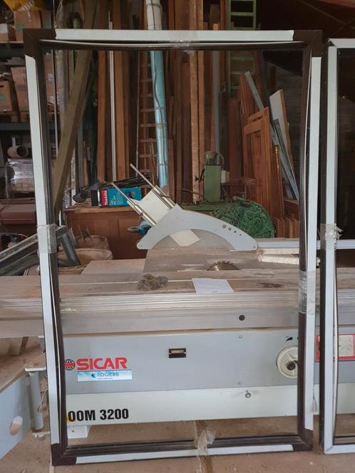 Pvc ramen bruin, Doe-het-zelf en Bouw, Raamkozijnen en Schuifdeuren, Nieuw, Ophalen of Verzenden