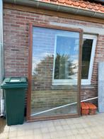 Groot raam 2m15 breedte, 1m29 hoogte, Doe-het-zelf en Bouw, Glas en Ramen, Ophalen, Gevelraam of Ruit, Gebruikt, 120 tot 160 cm