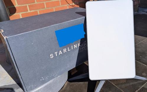 gemotoriseerde Stalink V2-kit + Ethernet-adapter, Computers en Software, Routers en Modems, Gebruikt, Router met modem, Ophalen