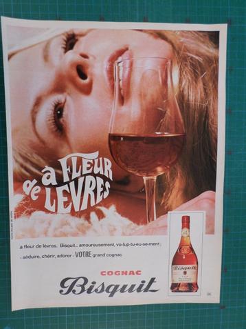 Bisquit Cognac - publicité papier - 1970, Enlèvement ou Envoi, Utilisé, Autres types