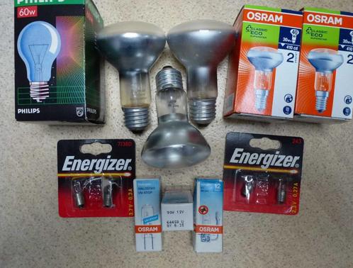 Set oude (gloei- of Halogeen) lampen - o.a. voor projectoren, Huis en Inrichting, Lampen | Hanglampen, Zo goed als nieuw, Ophalen of Verzenden