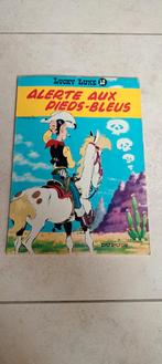 BD Bande dessinée Lucky Luke n10 Alerte Pieds Bleus 1977, Ophalen of Verzenden, Gelezen