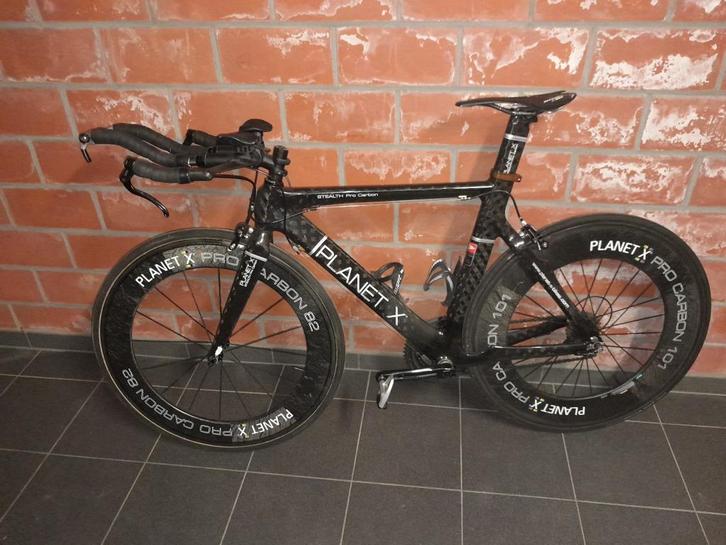 Tijdritfiets Planet X, Fietsen en Brommers, Fietsen | Racefietsen, Gebruikt, Heren, Overige merken, 15 tot 20 versnellingen, Overige maten