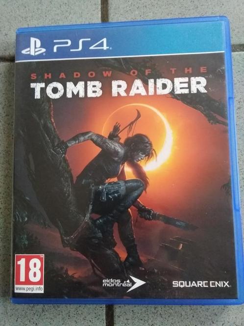 Tomb Raider: Shadow. Action. Jeux PS4., Consoles de jeu & Jeux vidéo, Jeux | Sony PlayStation 4, Utilisé, Aventure et Action, 1 joueur