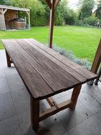 tuintafel, Tuin en Terras, Ophalen, Gebruikt, Rechthoekig, Hout