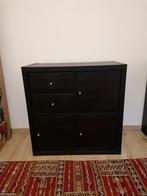 Kallax noir avec accessoires, Maison & Meubles, Enlèvement