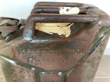 Jerry Can ww2 SANDRIK authentique, Enlèvement