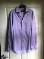 Superbe chemise rayée violet/blanc de Ralph Lauren taille S, Comme neuf, Tour de cou 38 (S) ou plus petit, Enlèvement ou Envoi