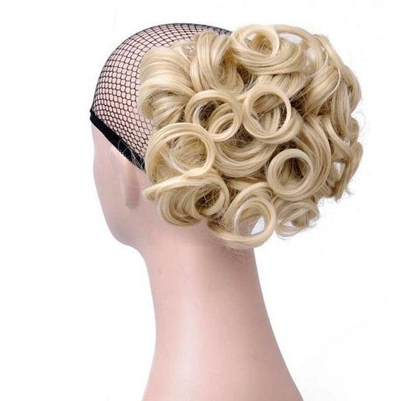 AANBIEDING : Chignon elastisch haarstukje / vlinderkam kleur, Handtassen en Accessoires, Uiterlijk | Haarverzorging, Nieuw, Verzenden