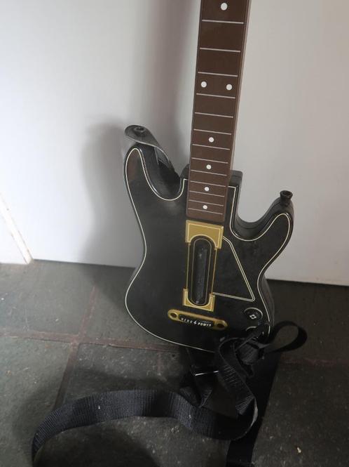 guitar hero met PS dongle, Games en Spelcomputers, Games | Nintendo Wii, Muziek, Ophalen of Verzenden