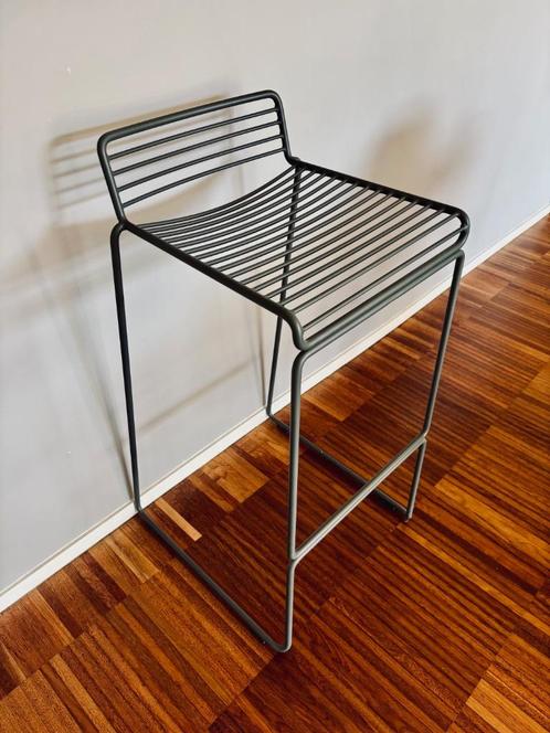 Te koop HAY barstoel(en), Huis en Inrichting, Barkrukken, Zo goed als nieuw, 60 tot 90 cm, Metaal, 2 krukken, Met voetsteun, Ophalen