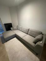 Tweedehands hoekbank - Grijs, Huis en Inrichting, Ophalen, Zo goed als nieuw, Stof