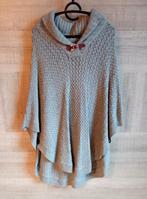 Poncho gris clair (38/40) - Massimo Dutti, Kleding | Dames, Truien en Vesten, Ophalen, Zo goed als nieuw, Grijs