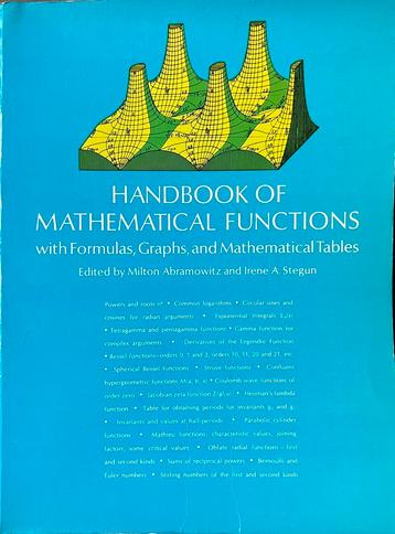 Handbook of Mathematical Functions beschikbaar voor biedingen