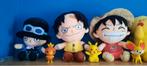 One piece knuffels ace, sabo en luffy. 3 voor 45 euro, Collections, Jouets miniatures, Comme neuf, Enlèvement