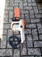 Kettingzaag elektrisch, Ophalen, Gebruikt