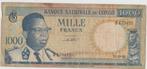 1000 Francs BANQUE NATIONALE DU CONGO 1961, Enlèvement ou Envoi, Billets en vrac, Autres pays