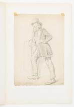 Piet Verhaert (1852-1908): Rustende man (, Antiek en Kunst, Kunst | Schilderijen | Klassiek, Ophalen of Verzenden