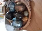 Decoratieve bollen zwaar hout en twee metaal....zonder houte, Ophalen of Verzenden, Zo goed als nieuw