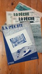 4 Revues anciennes La pêche sportive, Journal ou Magazine, 1920 à 1940, Enlèvement ou Envoi