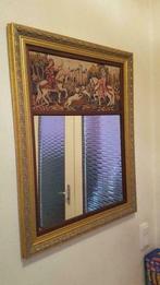 Superbe miroir tapisserie vintage en excellent état, Enlèvement, Comme neuf, Rectangulaire