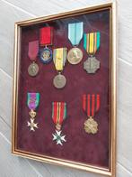 Grouping medailles wo2 ABBL 15e fuseliers, Verzamelen, Ophalen of Verzenden