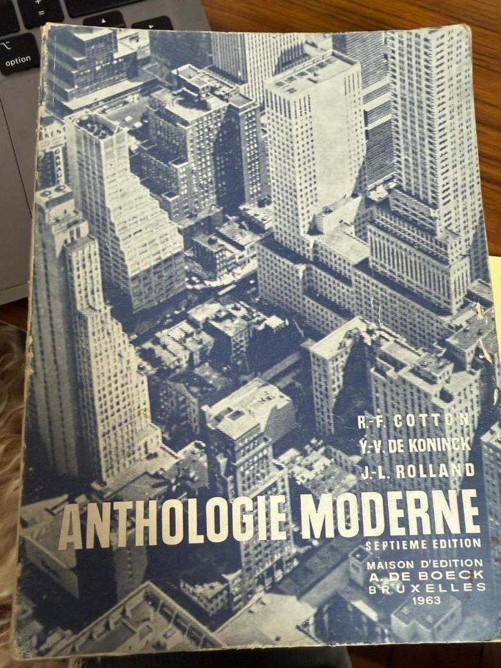 Moderne bloemlezing, Katoen, door Koninck, Rolland, XXX, Antiek en Kunst, Curiosa en Brocante, Verzenden