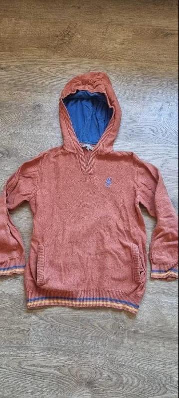 roest kleurige trui met kap JBC maat 128 beschikbaar voor biedingen